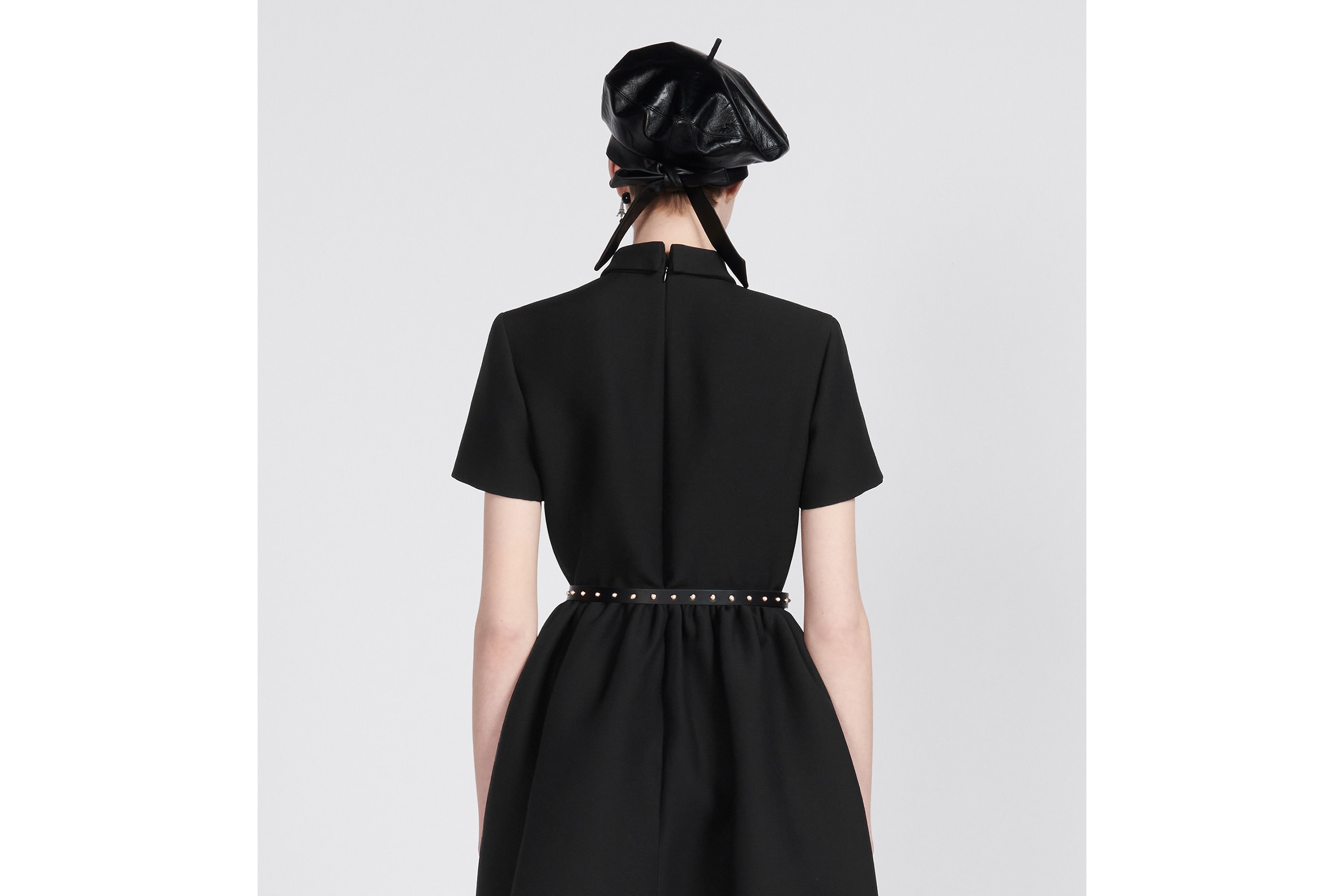 Short Belted Shirt Dress - 6