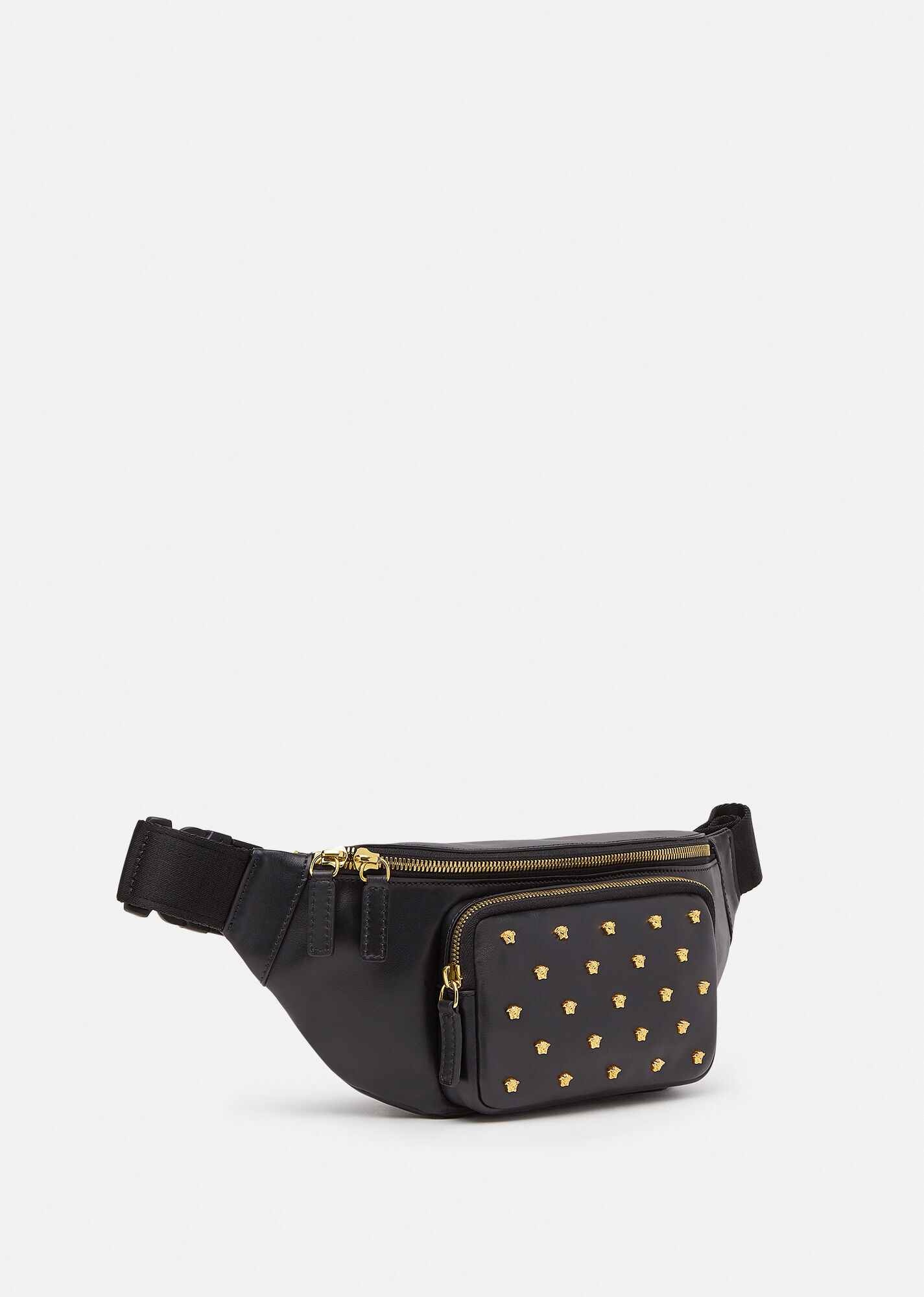 Medusa Stud Leather Belt Bag - 3