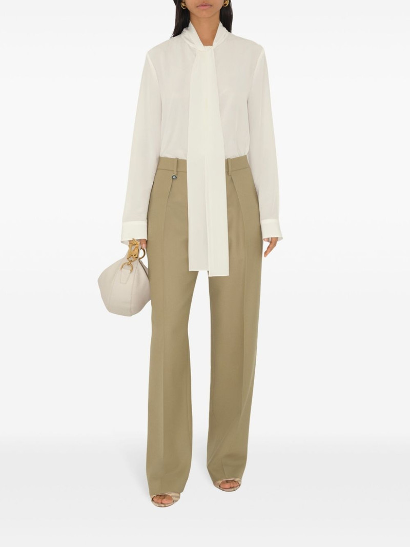Burberry wool tailored trousers outlook