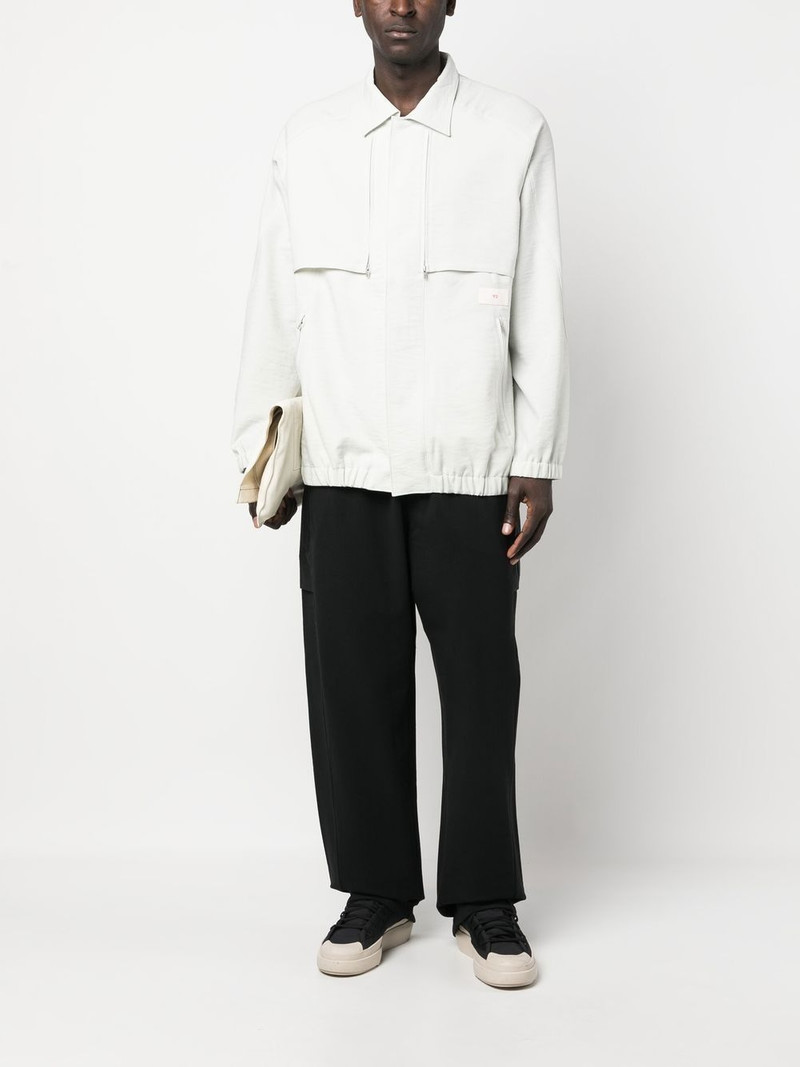 Y-3 concealed front-fastening jacket outlook