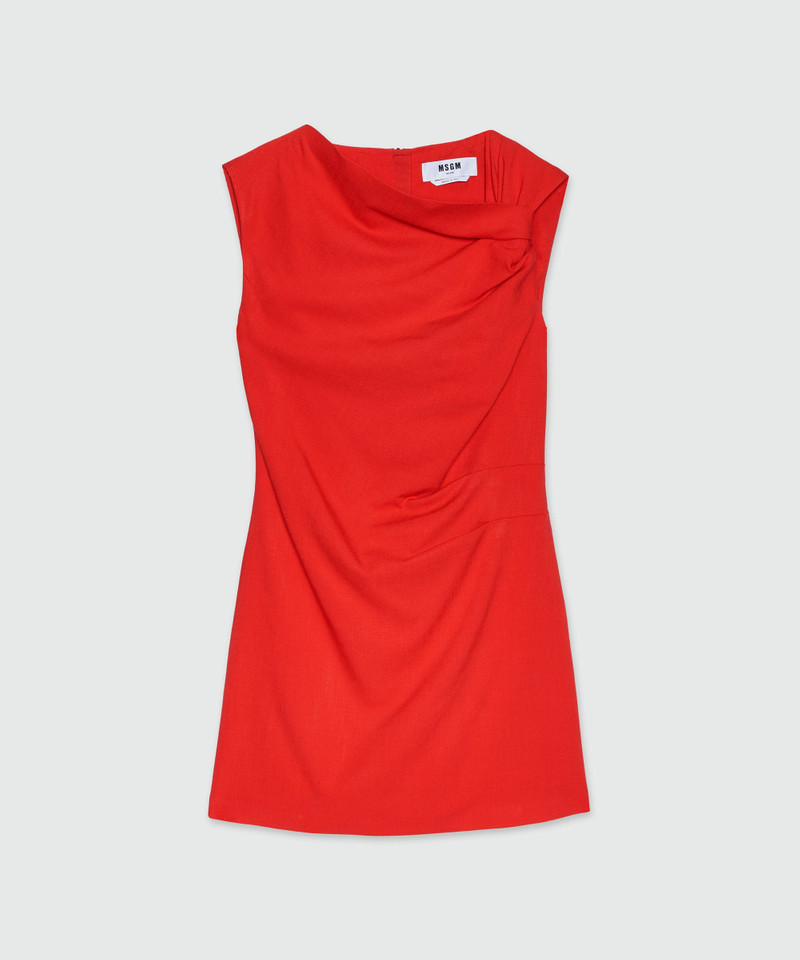 Short red dress - 1