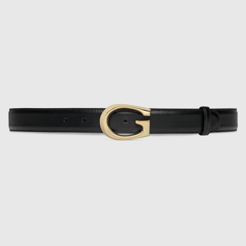 Thin belt with G buckle 1
