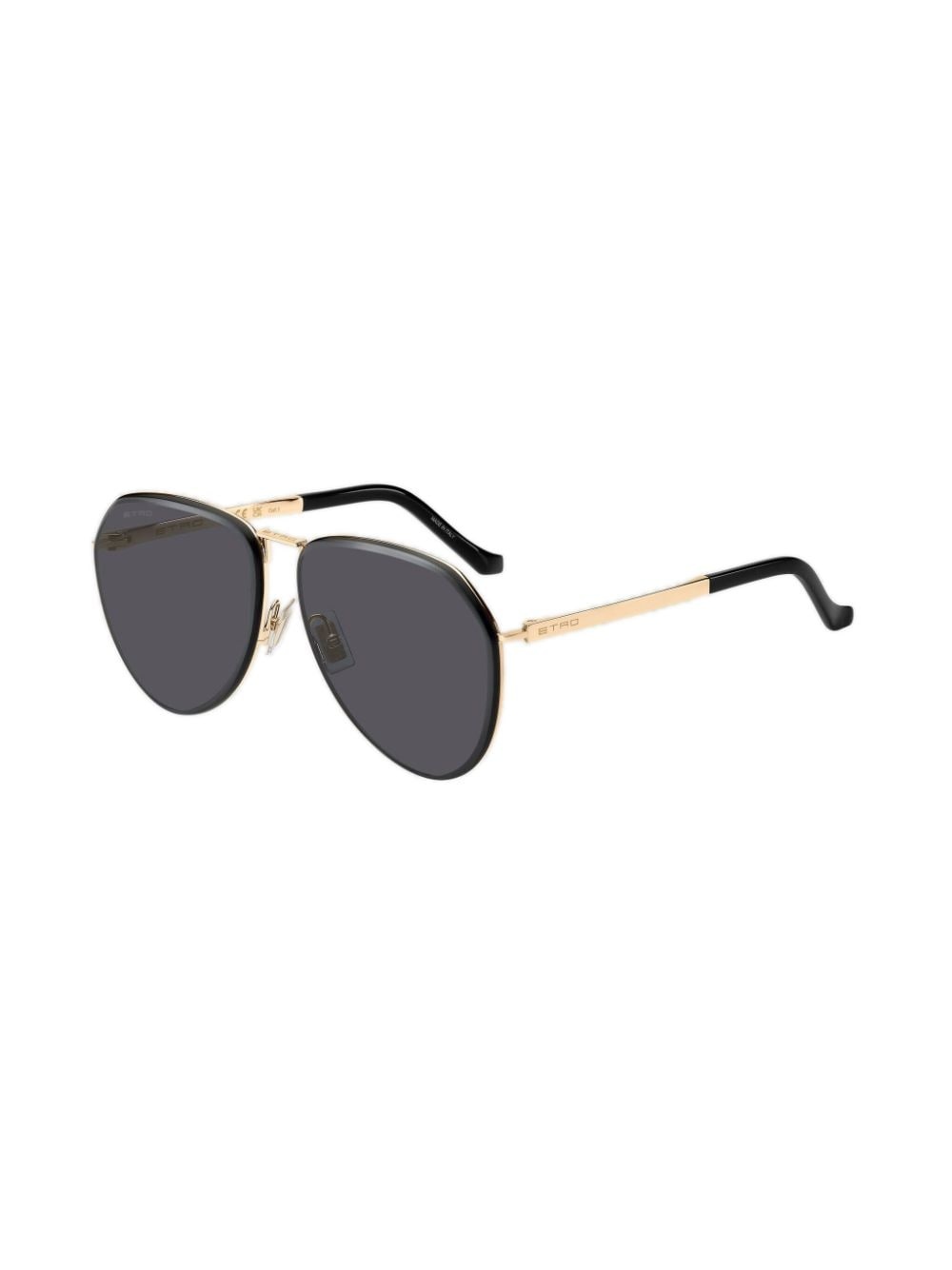 Luxury pilot-frame sunglasses - 2