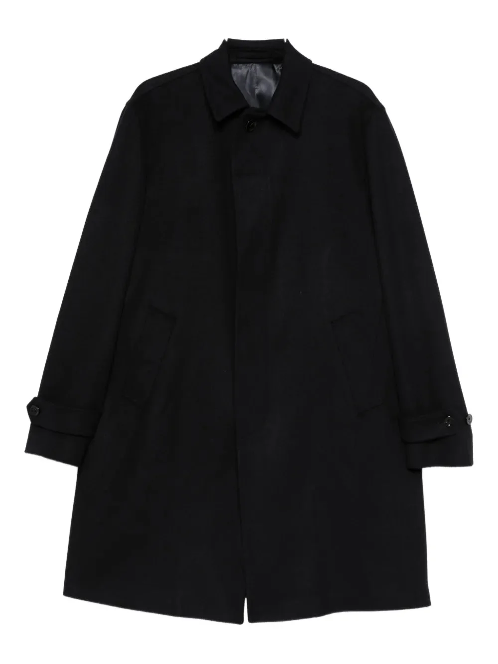Loose-Fitting Virgin Wool Coat - 1