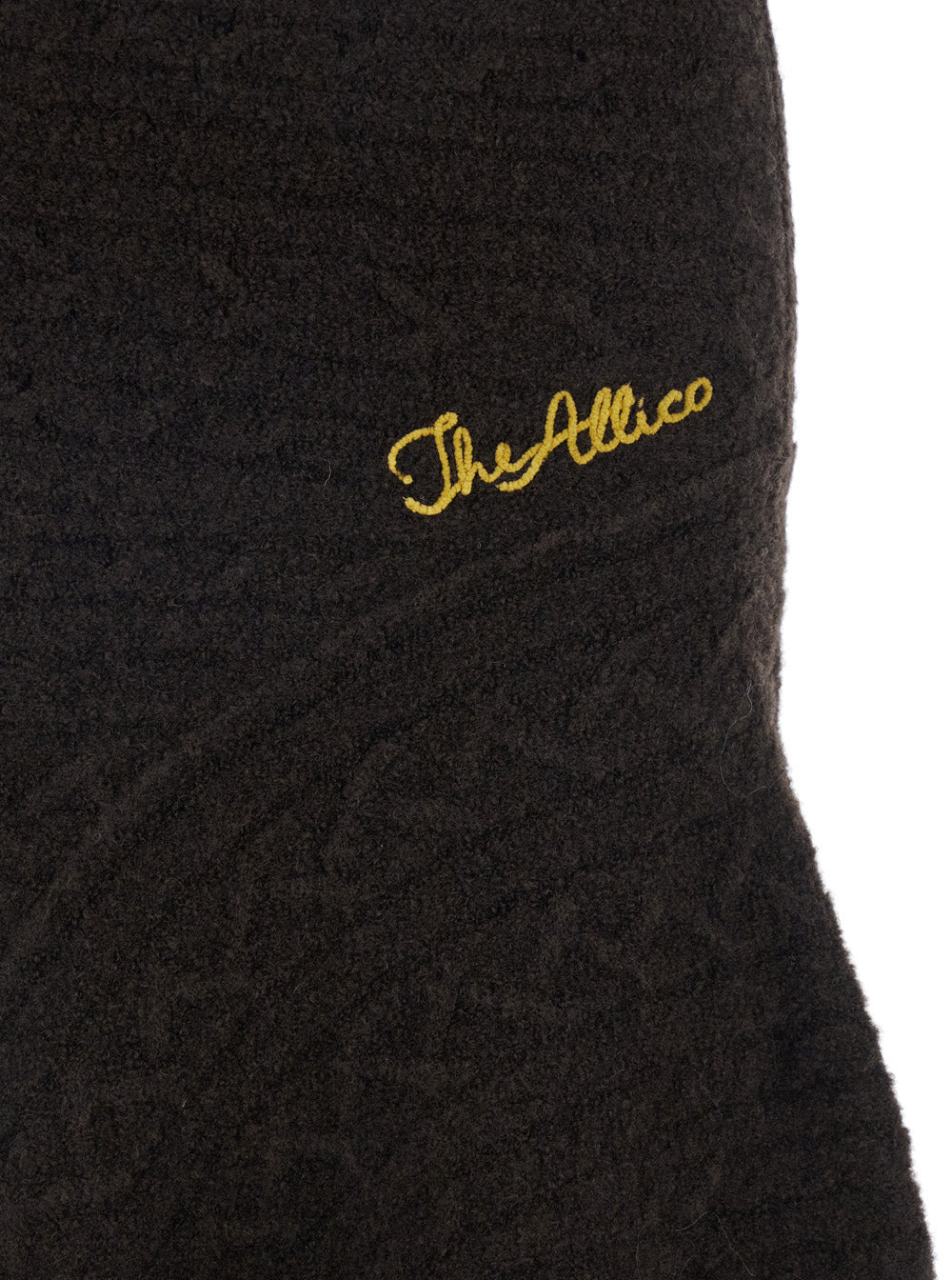 The Attico Women Cable Wool Mix Knit Midi Skirt - 3