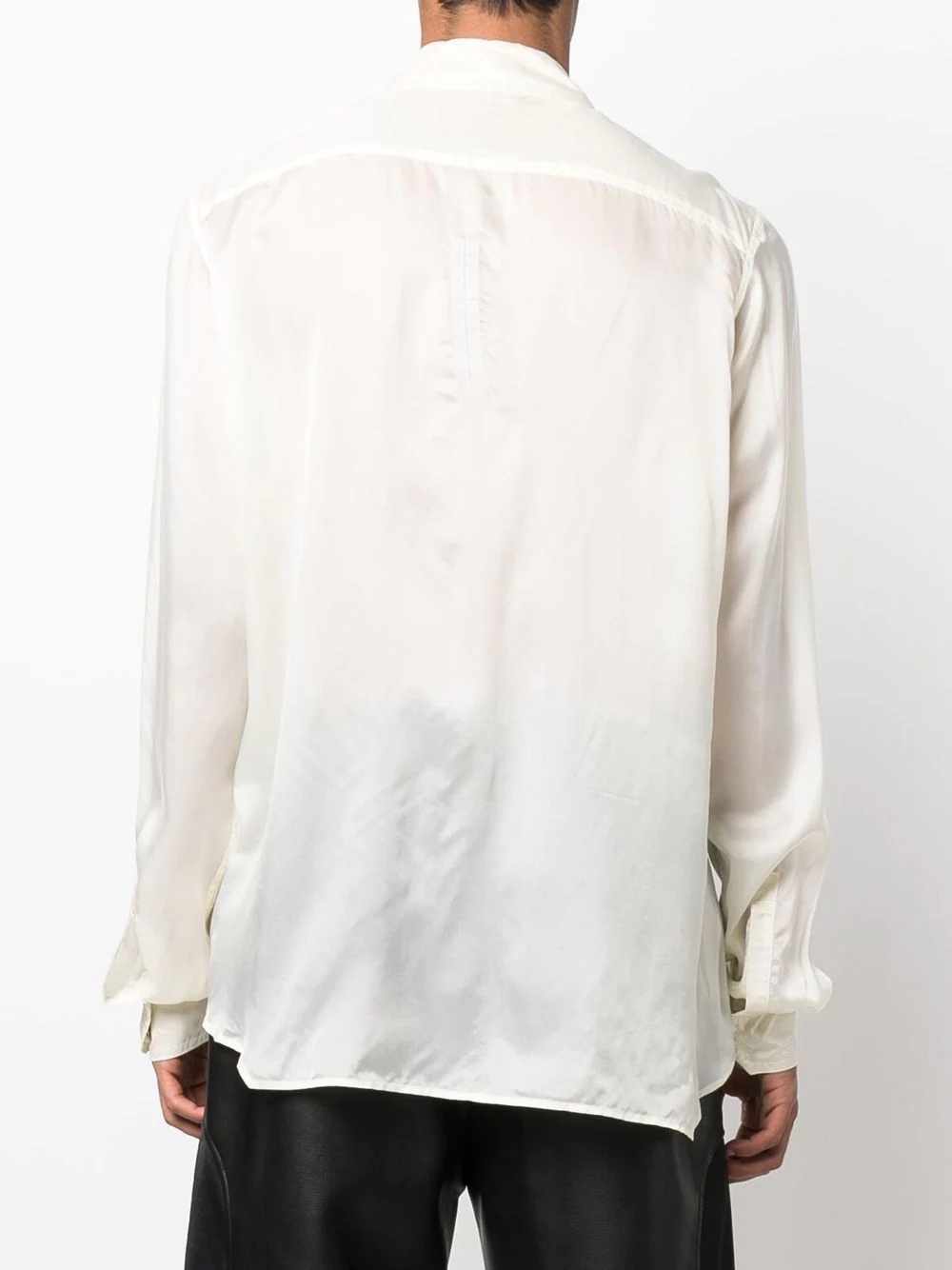 chest welt-pocket detail shirt - 4