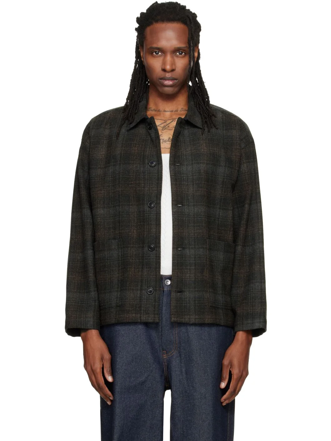 Gray & Brown PJ Overshirt - 1