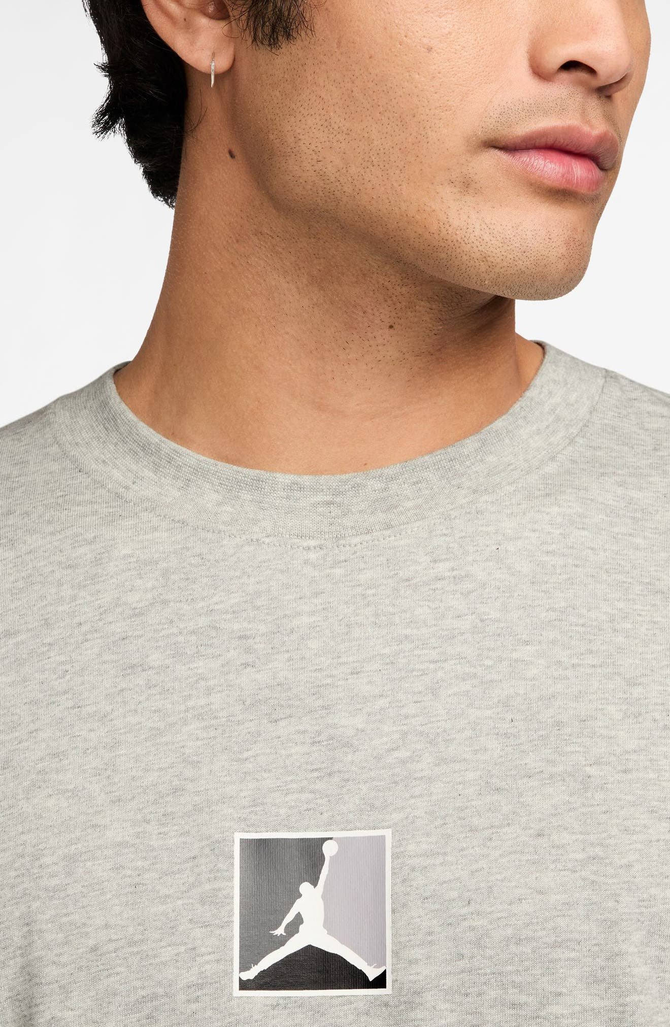 Jordan Brooklyn 3.0 Graphic T-Shirt in Grey Heather at Nordstrom - 3
