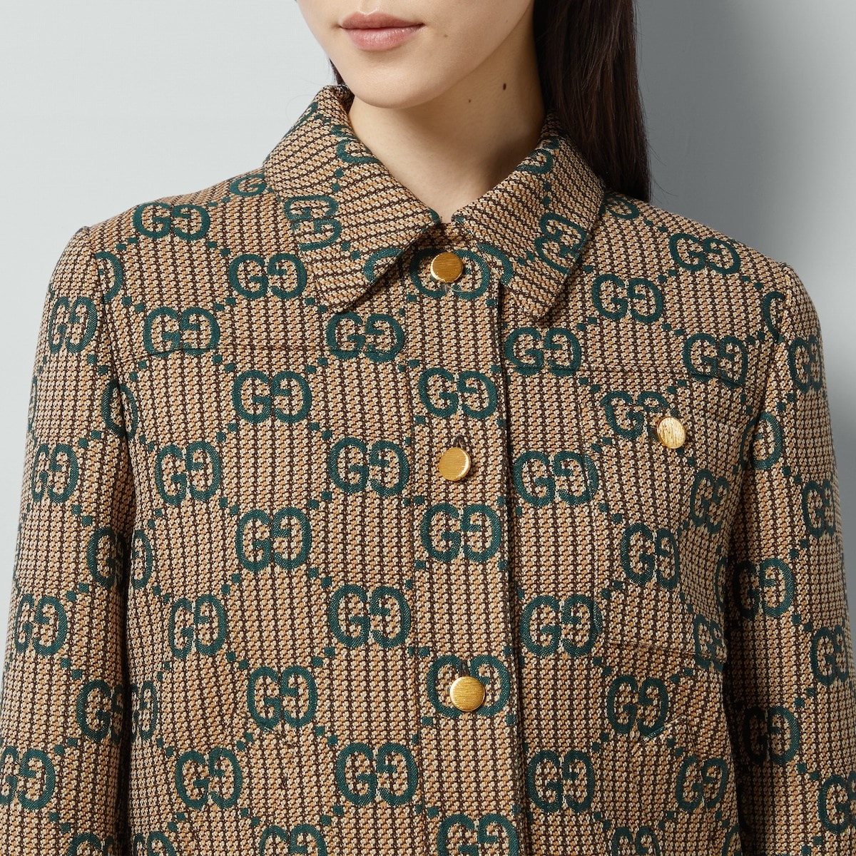 GUCCI GG wool bomber jacket | gucci | REVERSIBLE
