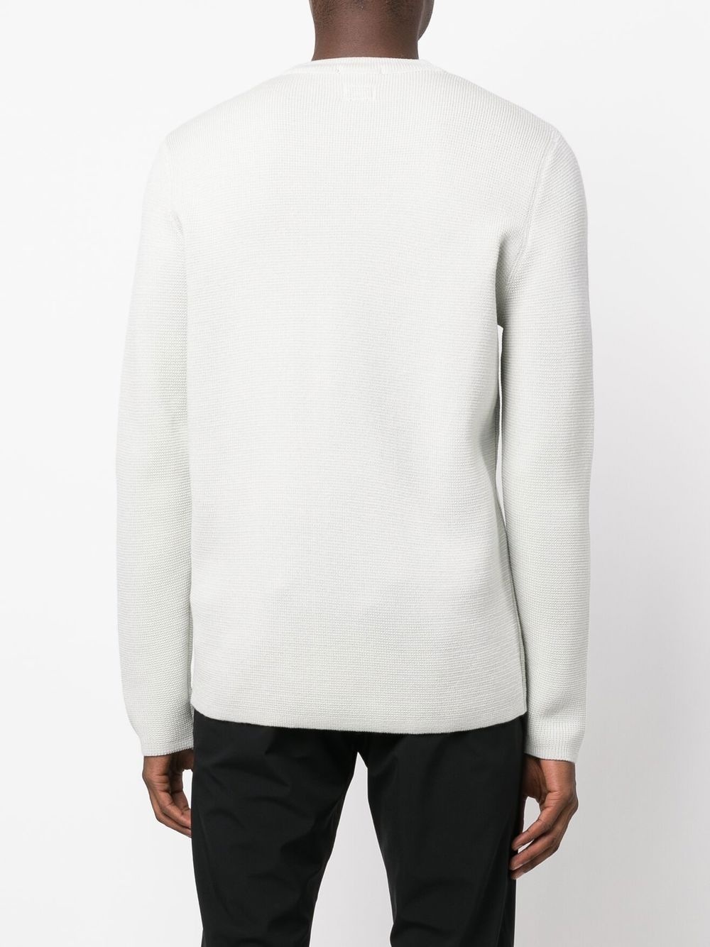 zip-pocket crew-neck jumper - 4