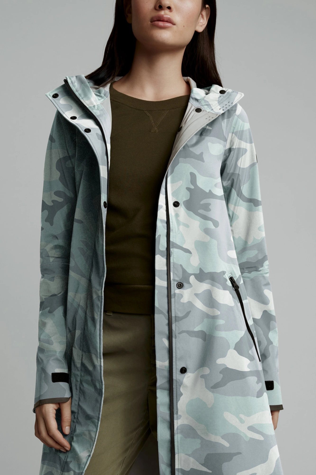 WOMEN'S KITSILANO RAIN JACKET BLACK LABEL PRINT - 3