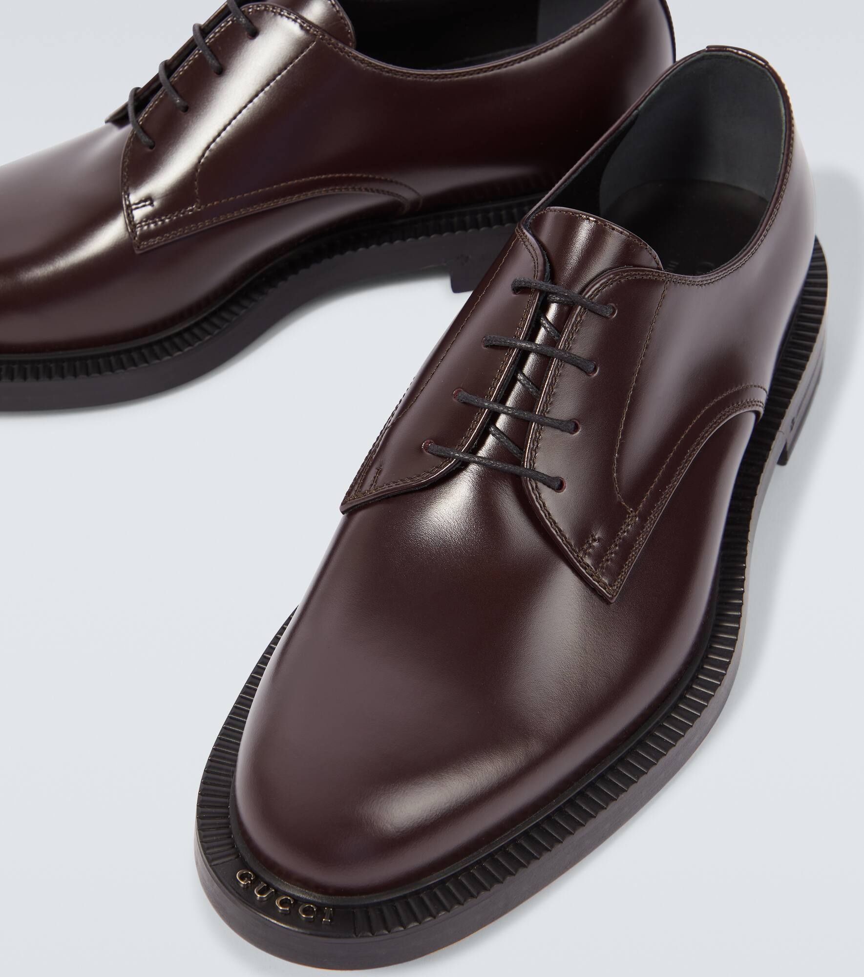 Leather Oxford shoes - 3