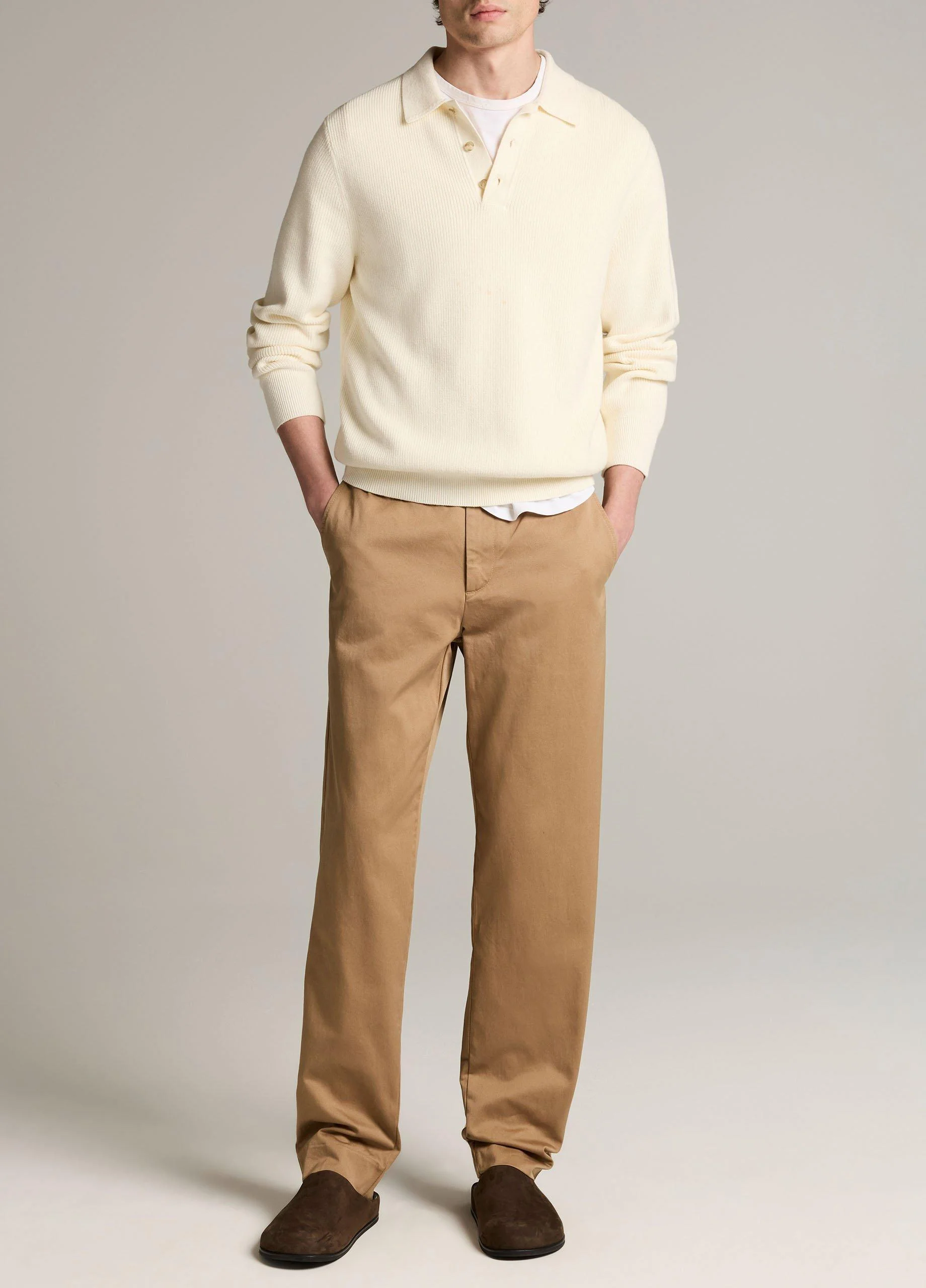 Owen Athletic Brushed Cotton Twill Chino - 1