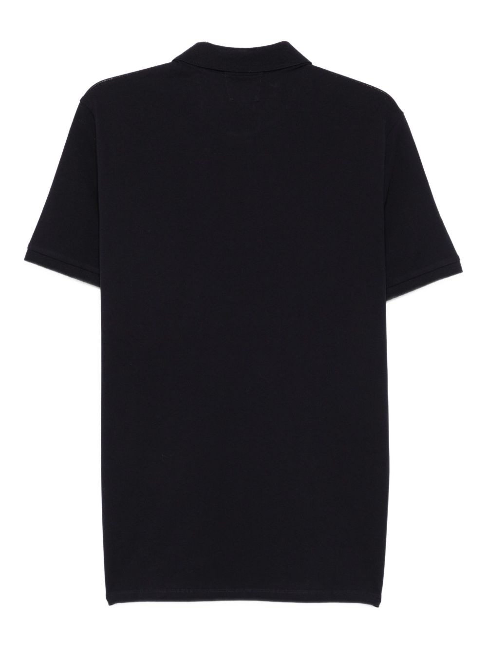 logo-patch polo shirt - 2