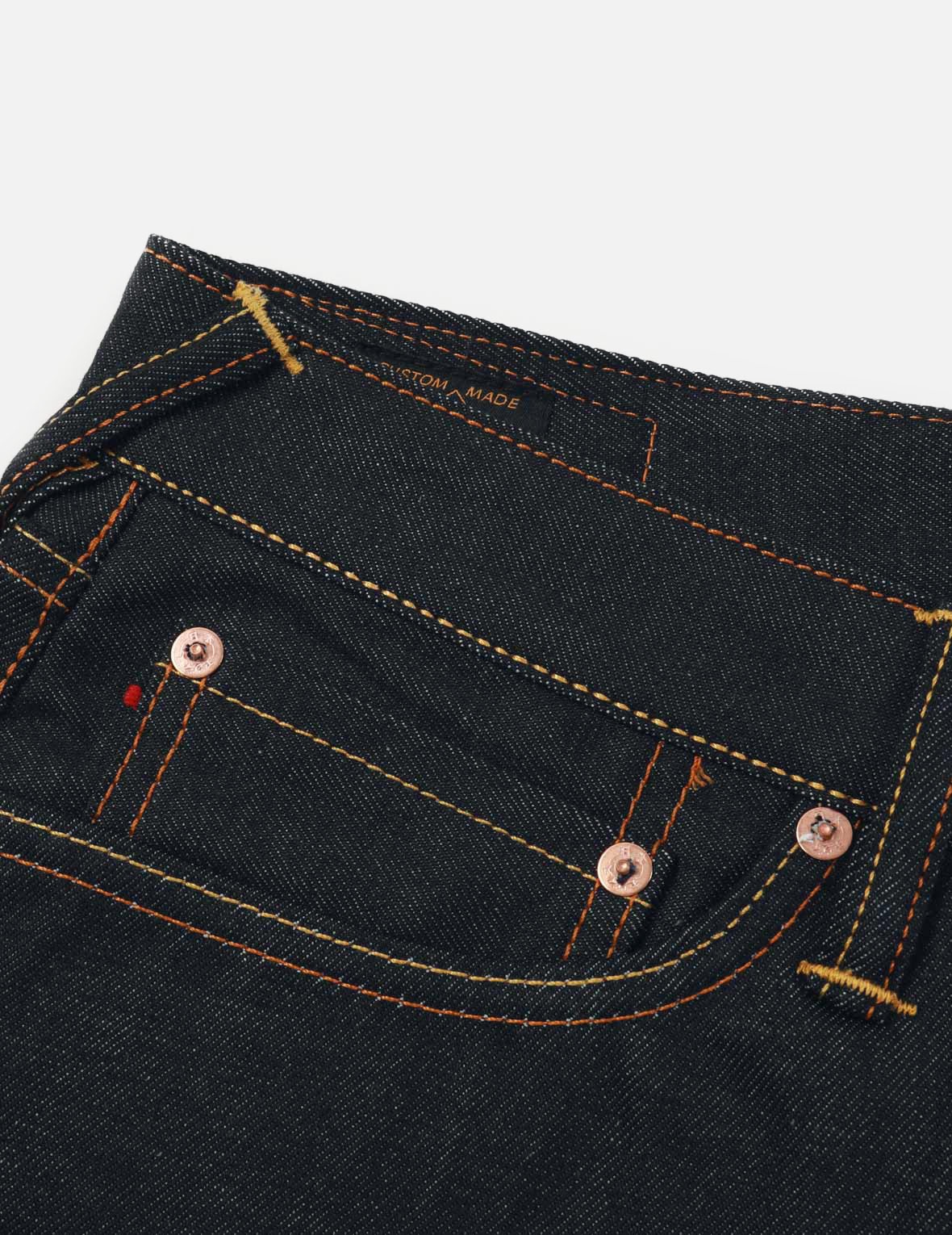 MONOGRAM EMBOSSED SEAGULL PRINT CARROT FIT JEANS #2017 - 11