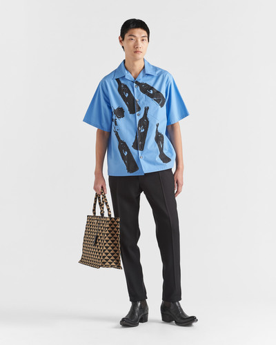 Prada Short-sleeved printed-cotton shirt outlook