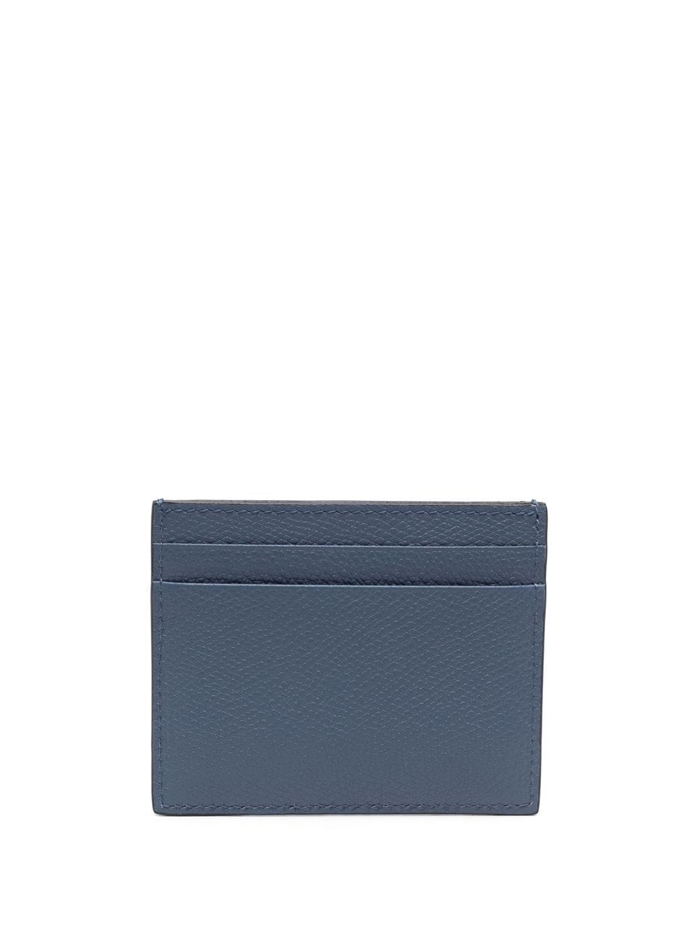 VLogo leather cardholder - 2