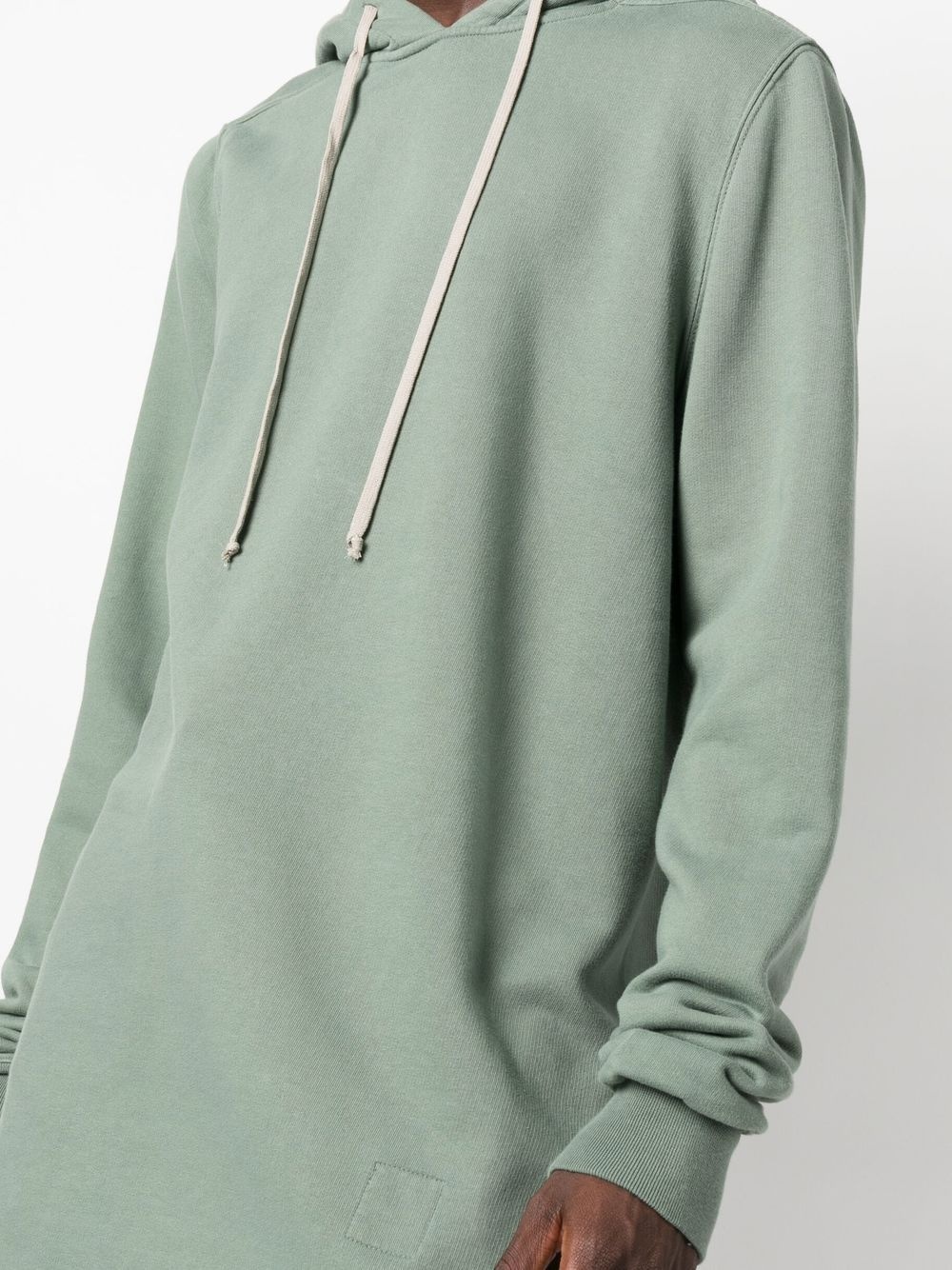 long-sleeve rib-trimmed hoodie - 5