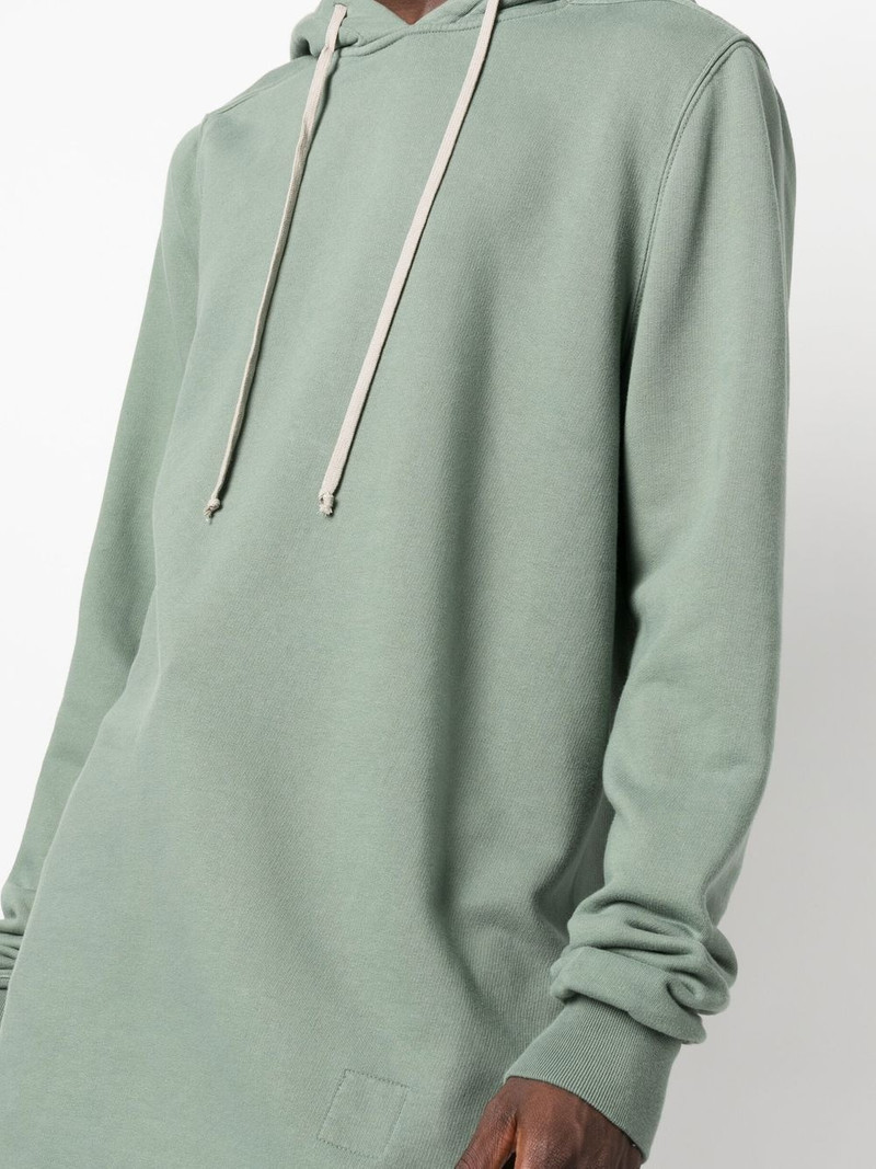 long-sleeve rib-trimmed hoodie 5
