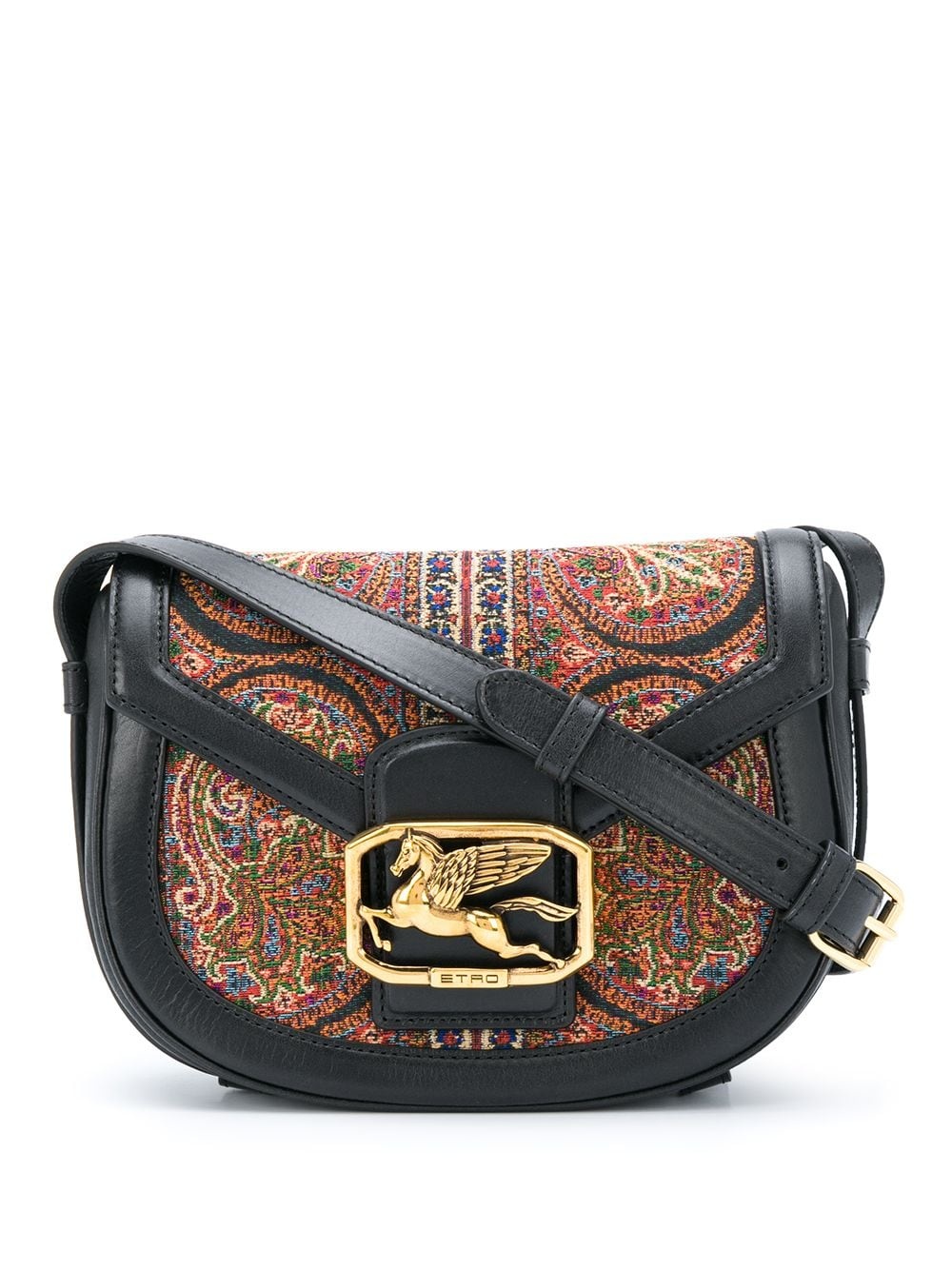 paisley-print shoulder bag - 1