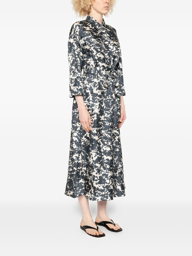 Leva abstract-print tied-waist maxi dress 3