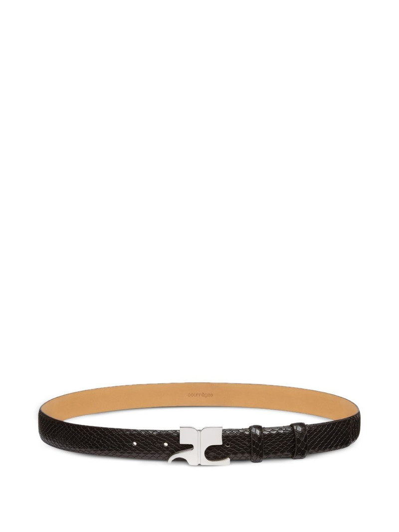 Viper leather belt 1