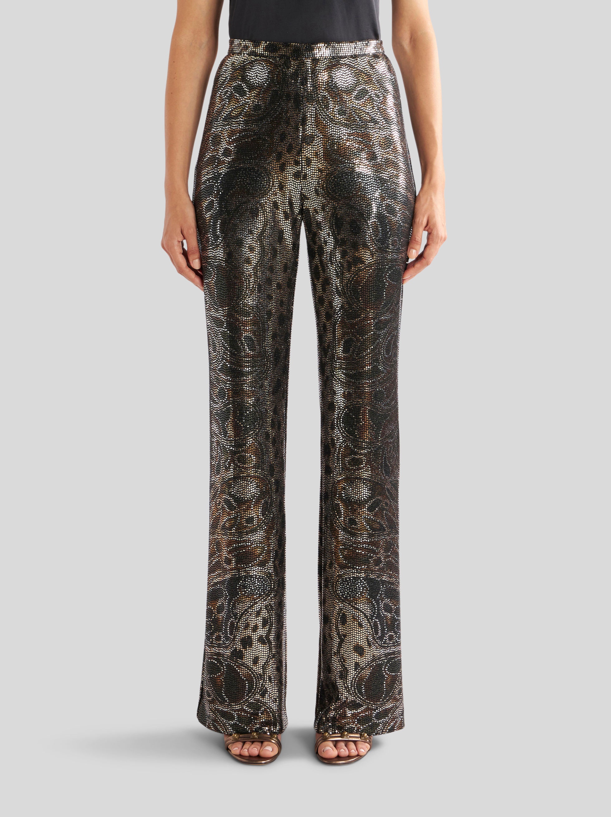 TROUSERS WITH PRINTED SEQUINS - 2