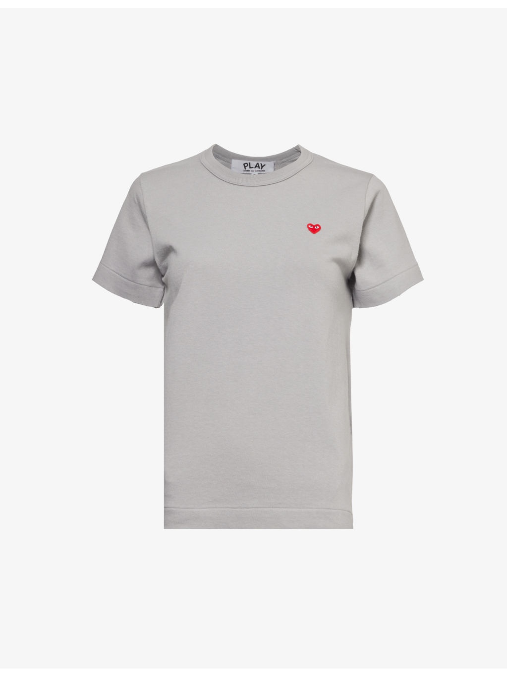 Heart logo-embroidered cotton-jersey T-shirt - 1
