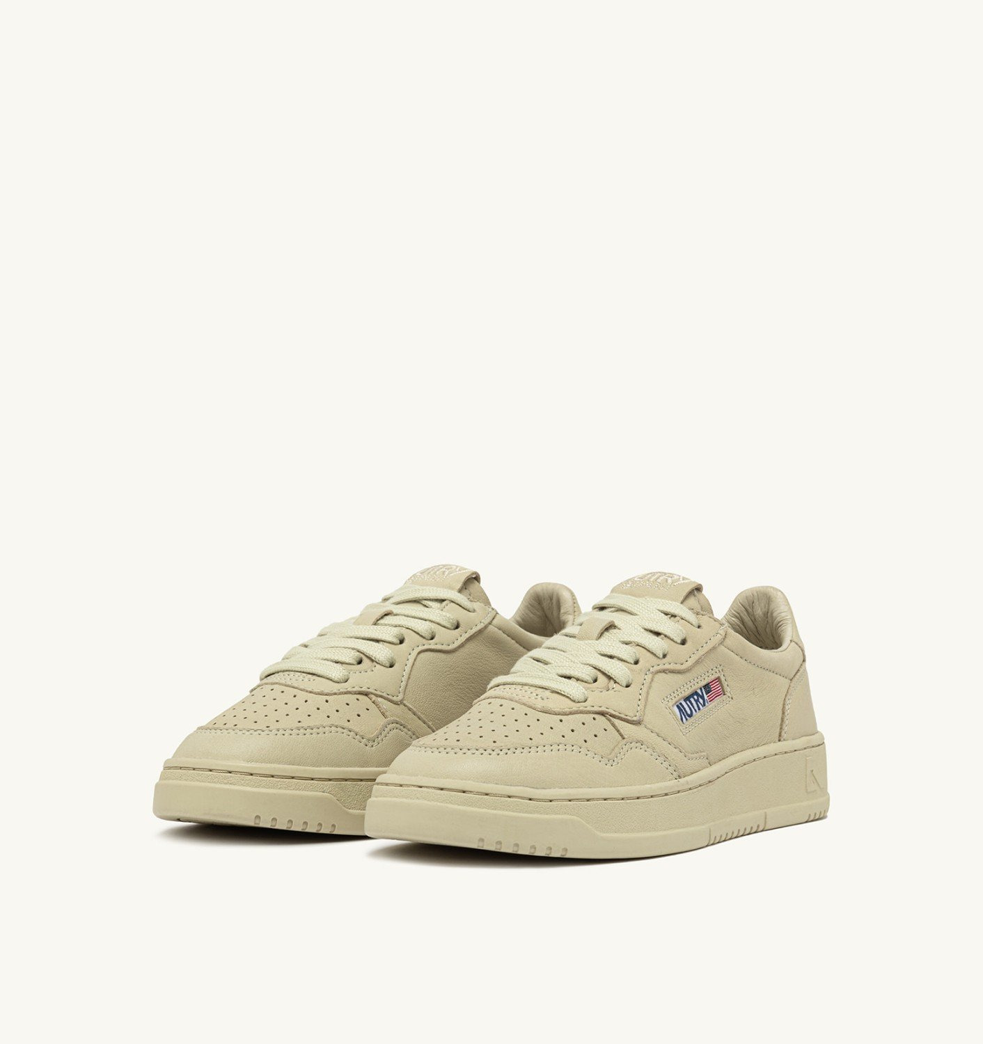 MEDALIST LOW SNEAKERS IN HAY NAPA LEATHER - 2