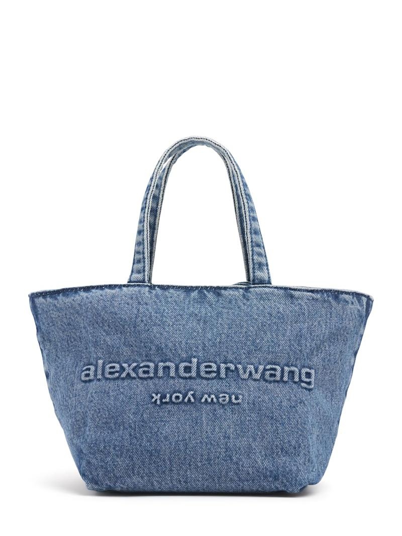 【Alexander Wang】2WAYデニムバッグ スモール Alexander Wang Punch small denim tote w/ strap