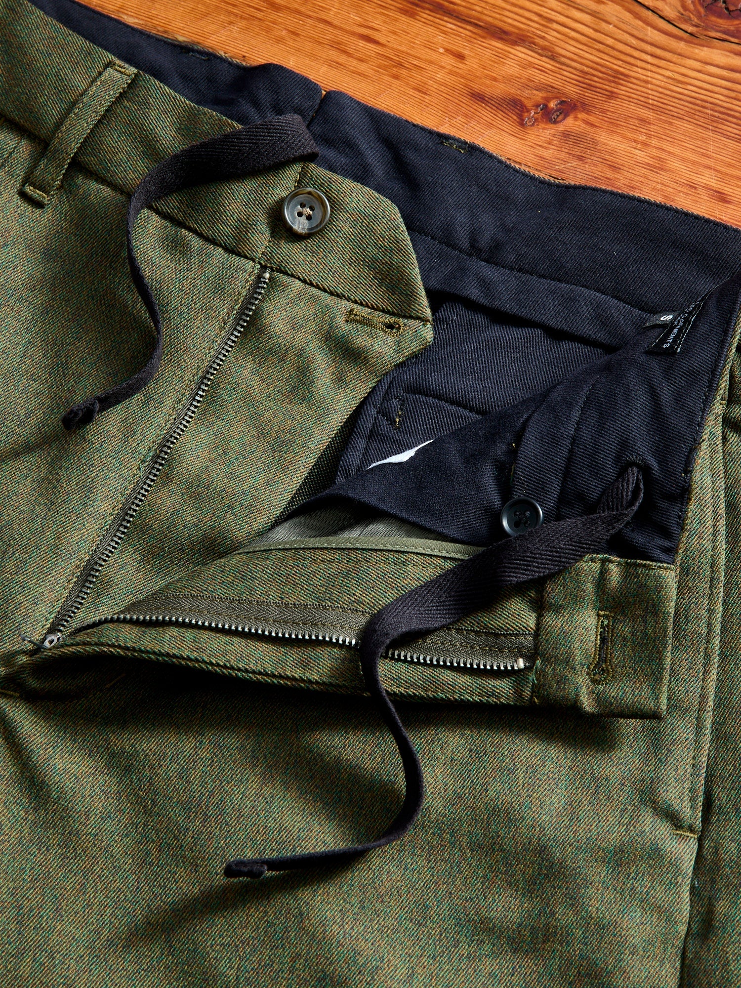 Melange Twill Andover Pants in Olive - 6