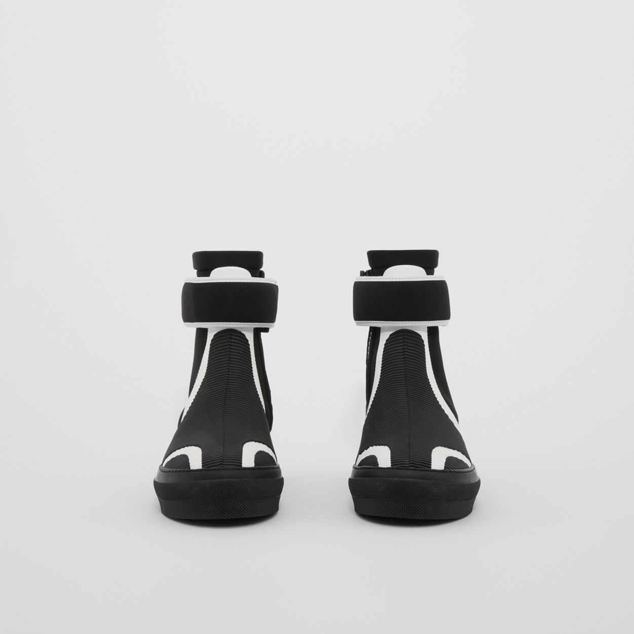 Stretch Nylon and Rubber Sub High-top Sneakers - 4