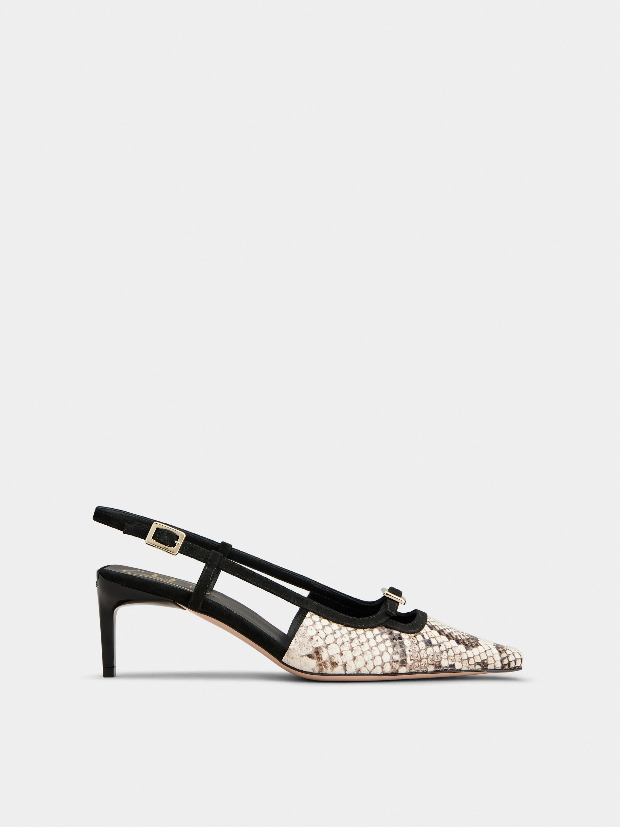 Viv' Canard Slingback Pumps in leather - 1