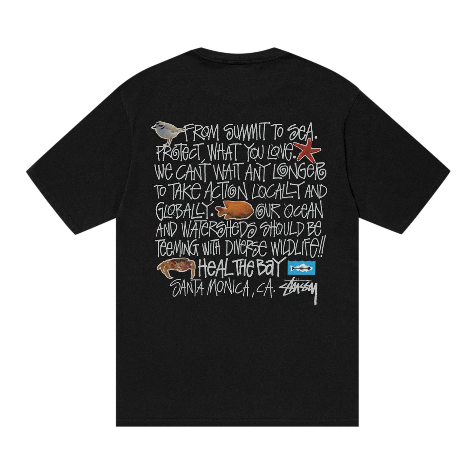 Stussy Heal The Bay Summit To Sea Tee 'Black' - 2