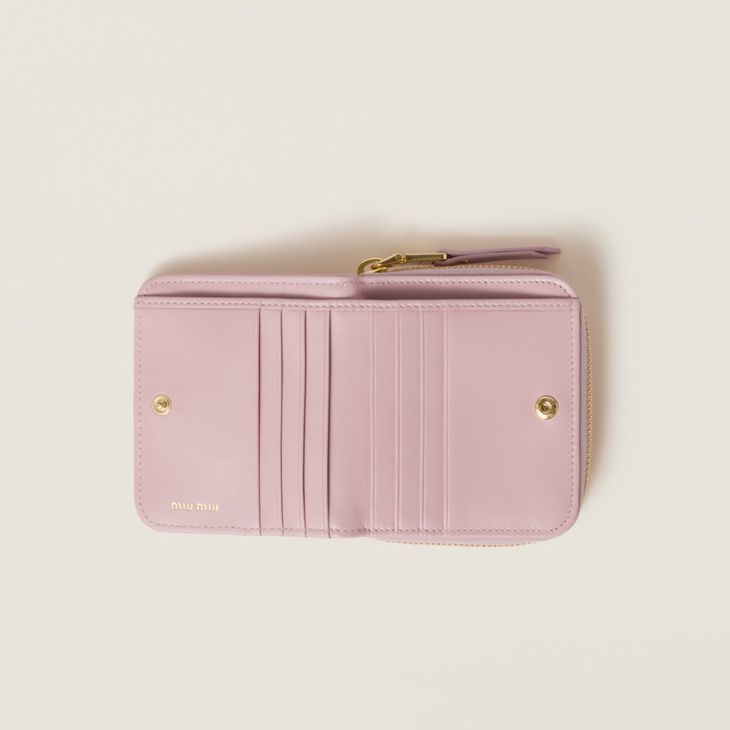 Miu Miu Small matelassé nappa leather wallet outlook