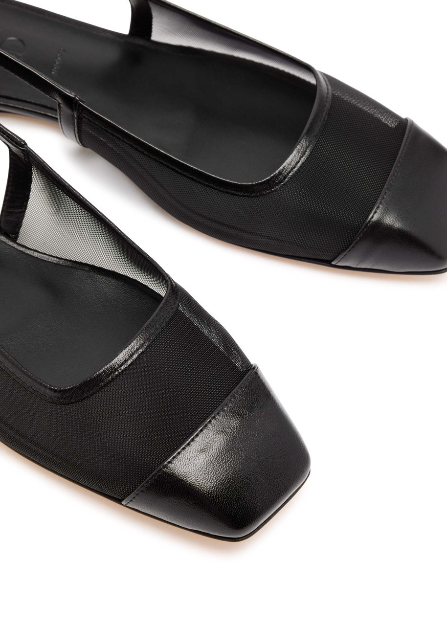 Aeyde Geraldine Mesh Slingback Ballet Flats - 3