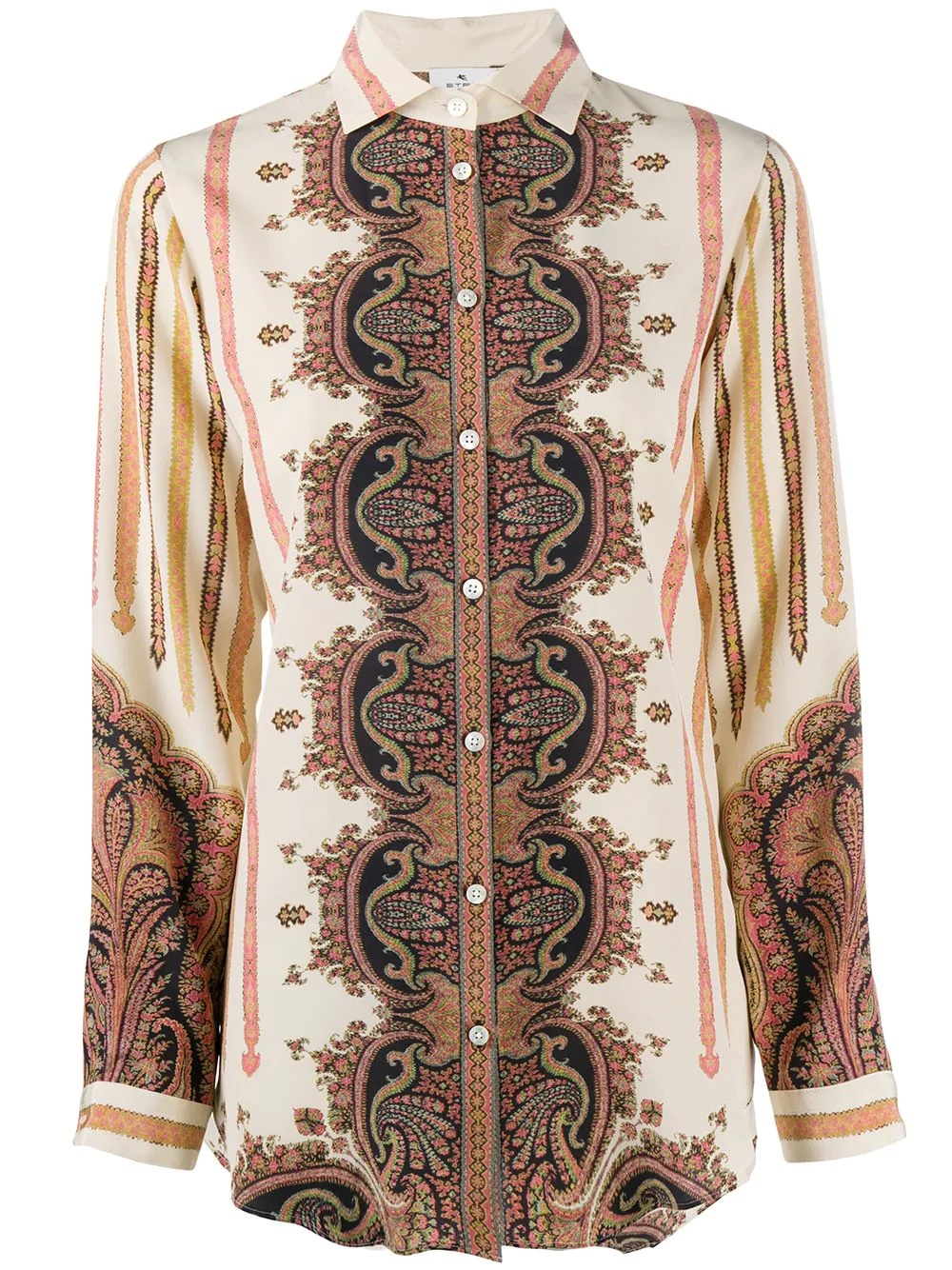 paisley-print shirt - 1