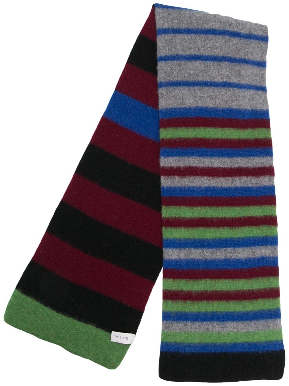 multicolour striped scarf - 1