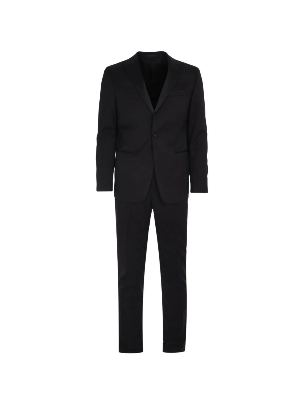 buttoned wool suit - 1