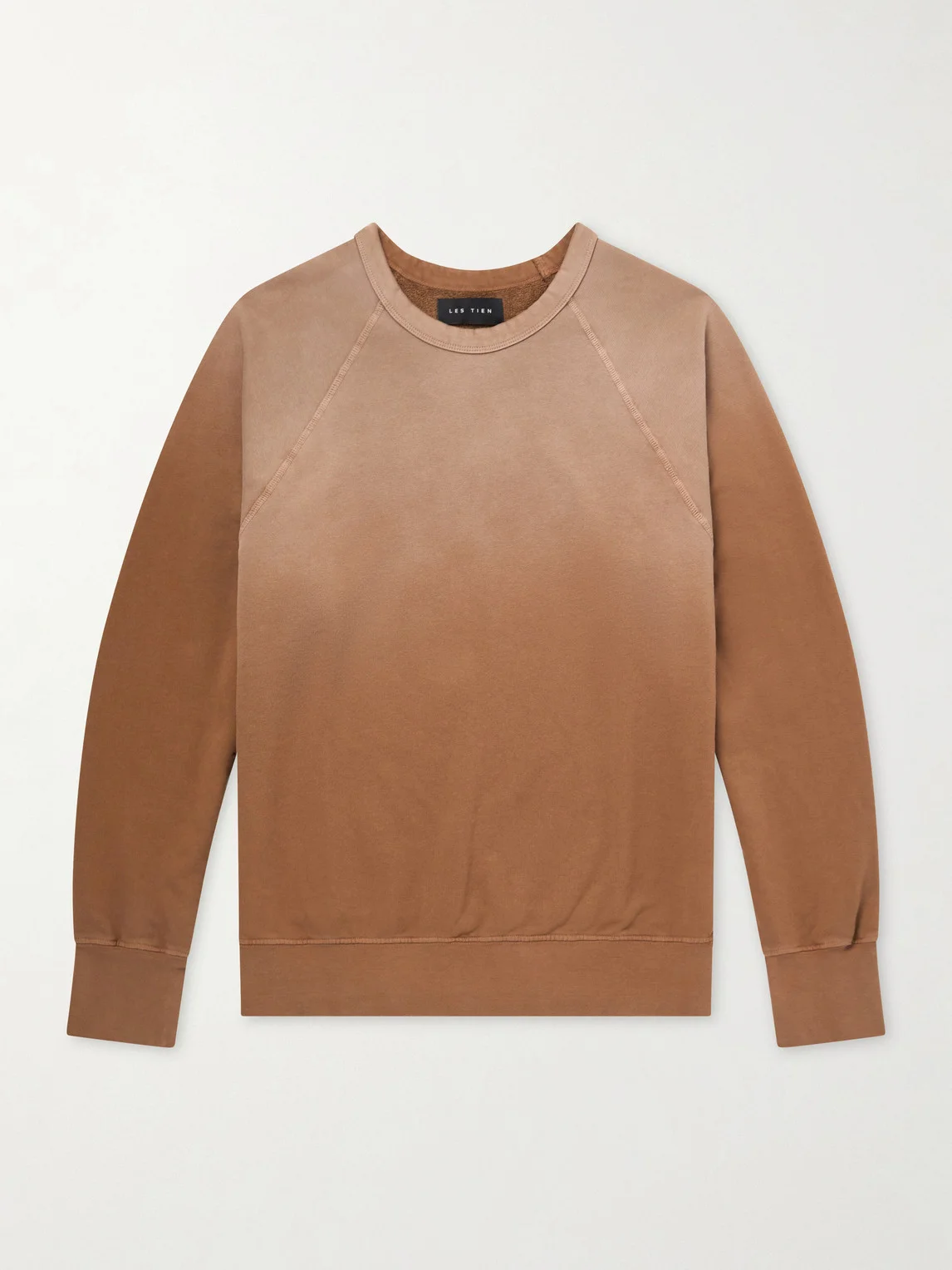 Heavyweight Structured-Fleece Cotton-Jersey Raglan Sweatshirt - 1