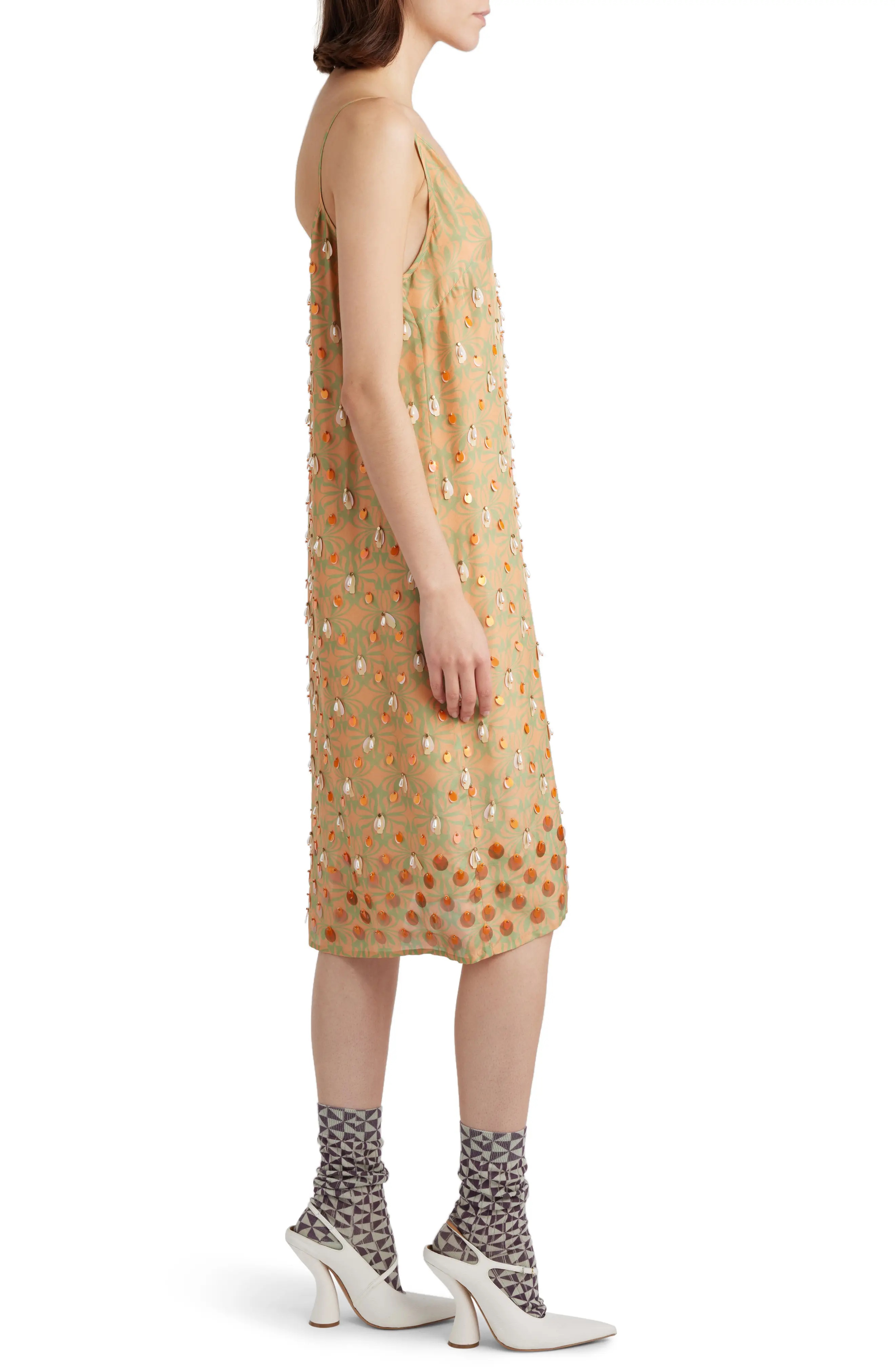 Embellished Silk Slipdress - 3