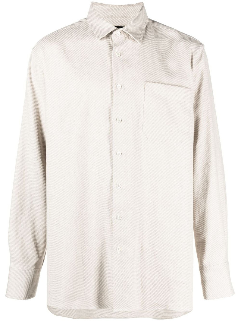 button-up cotton-linen shirt 1