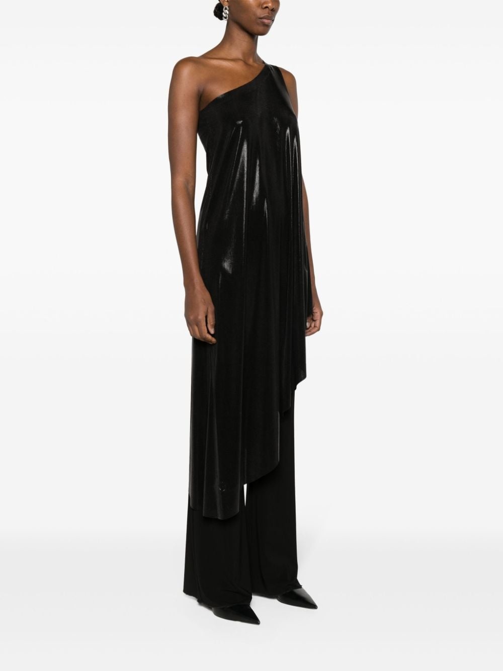 one-shoulder asymmetric tunic - 3
