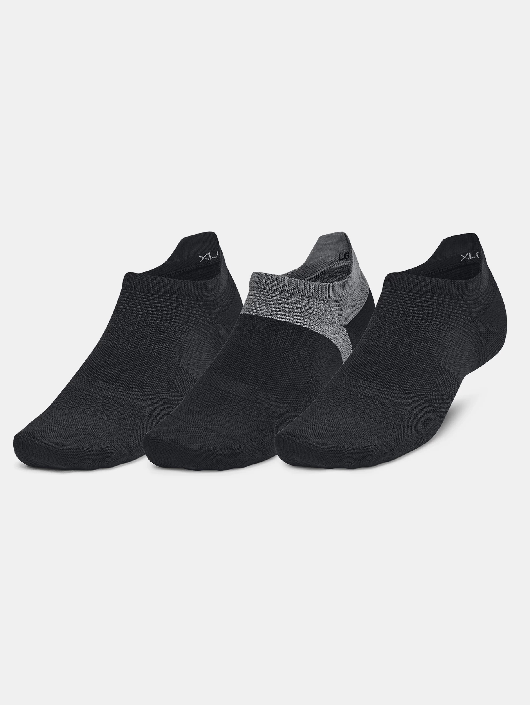 Unisex UA ArmourDry® Run Lite 3-Pack No Show Tab Socks - 3