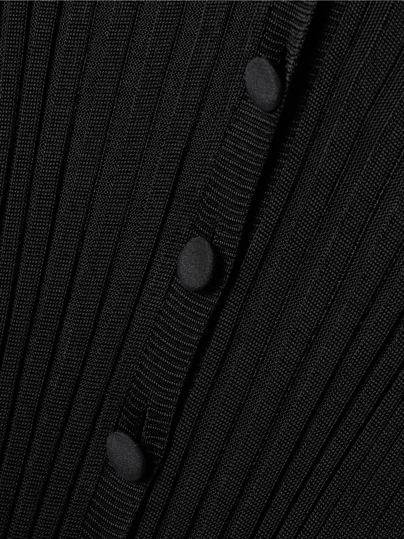 Ramon ribbed-knit cardigan Black - 5