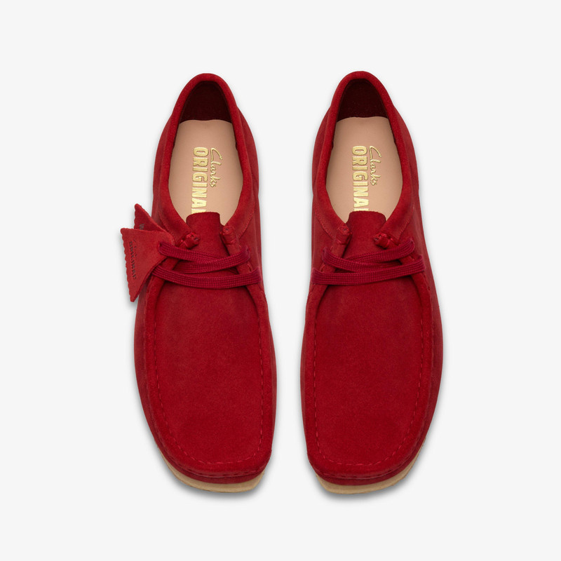 Wallabee Deep Red Suede 8