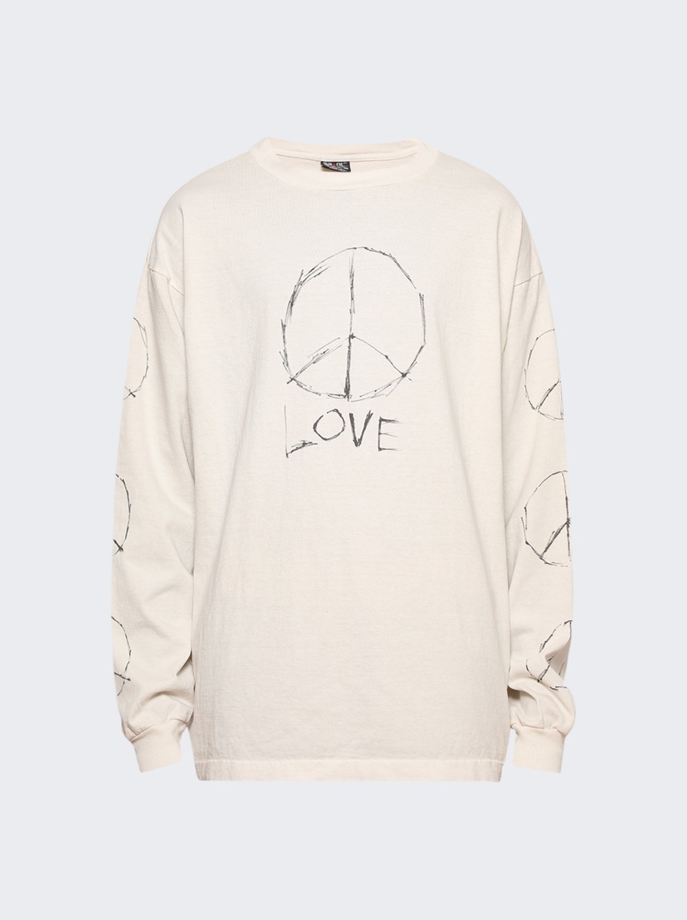 Love Long-sleeve Tee White - 1