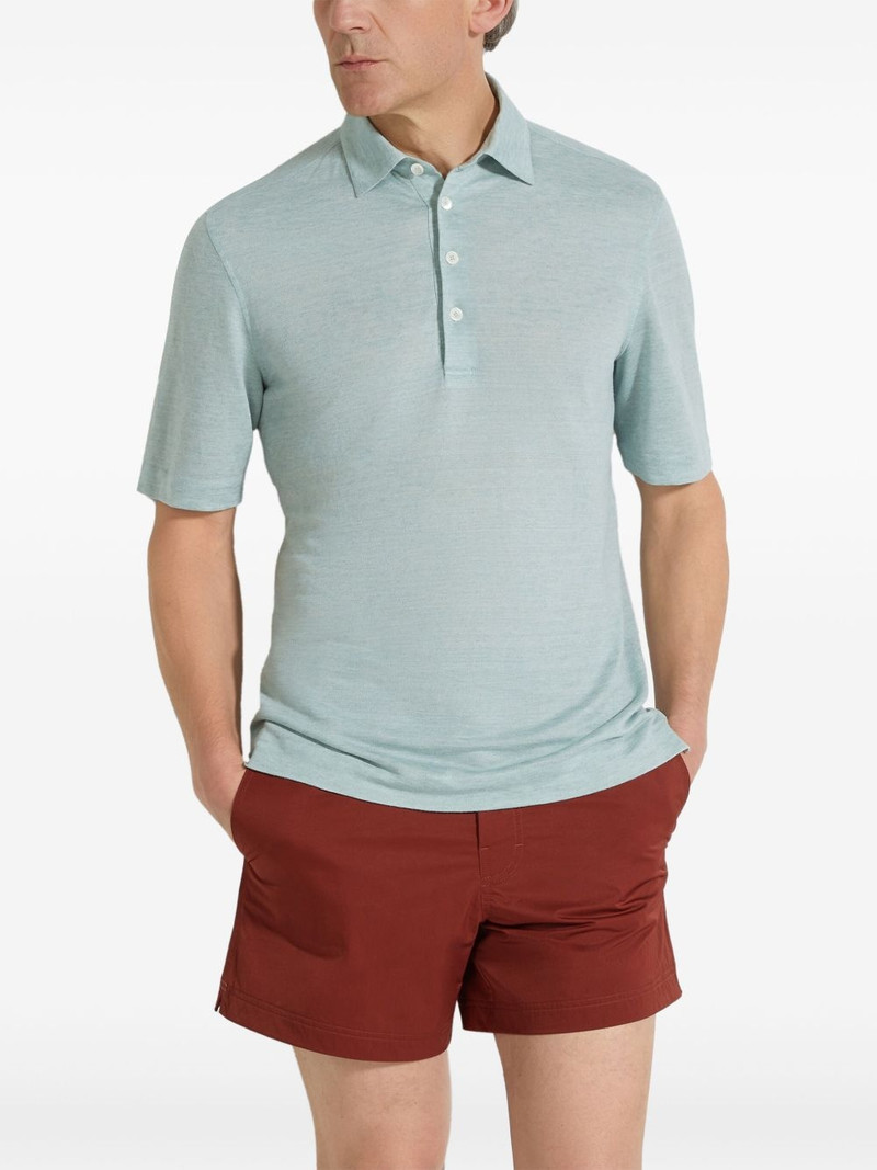 ZEGNA Oasi Lino polo shirt outlook