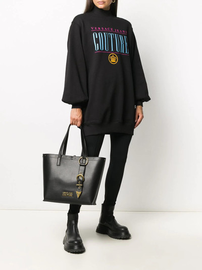 VERSACE JEANS COUTURE belt embellished tote bag outlook