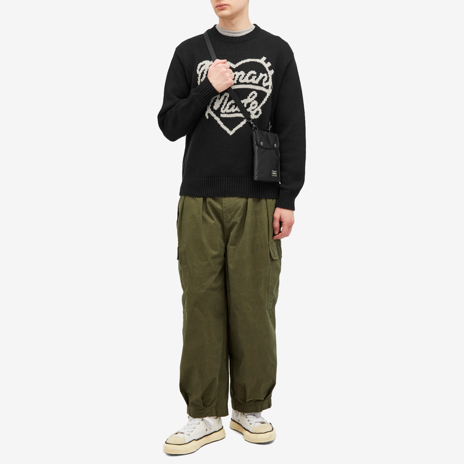Human Made Knitted Heart Crew Neck Jumper - 4